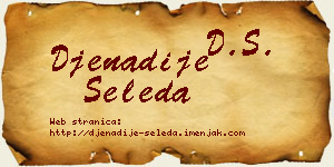 Đenadije Šeleda vizit kartica